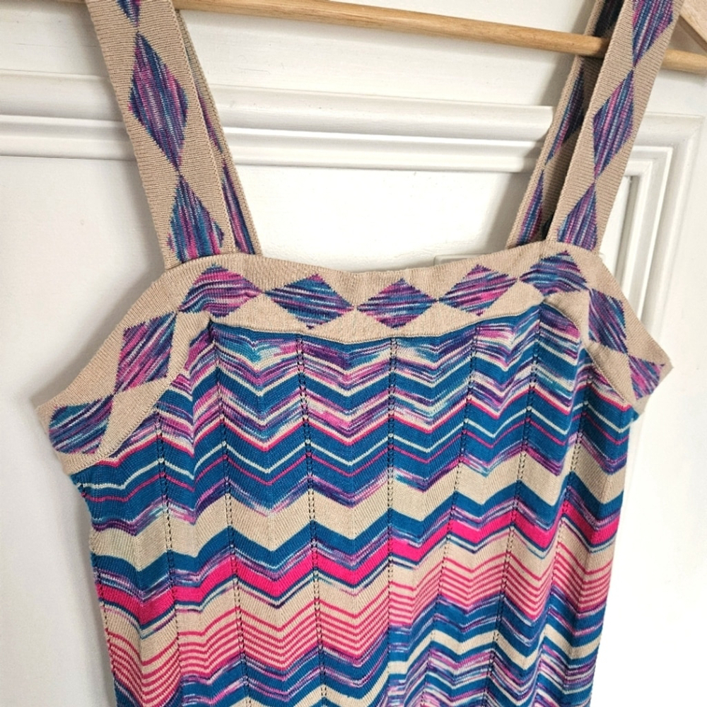 Design History colorful chevron knit mini dress - Picture 2 of 4